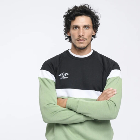 Buzo Umbro Hombre Sunset Negro Verde Blanco S/C
