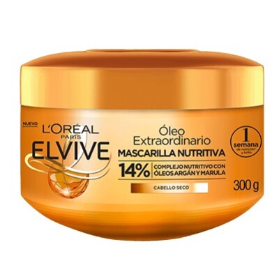 Mascarilla Nutritiva Elvive Oleo Ext. Cabello Seco 300grs Mascarilla Nutritiva Elvive Oleo Ext. Cabello Seco 300grs