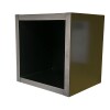 Cubo decorativo flotante para pared - Negro Cubo decorativo flotante para pared - Negro
