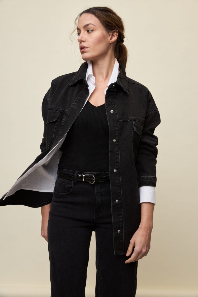 SOBRECAMISA FREE Negro