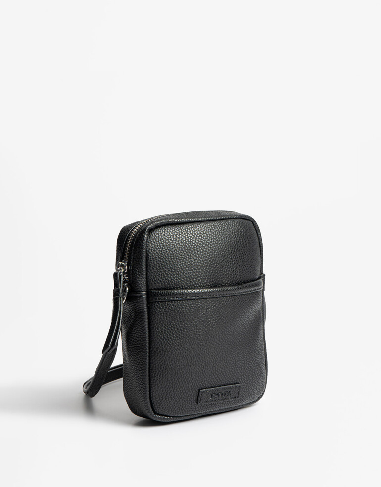 Complemento Marroquinería Basicos Pouch Con Bolsillo - Negro