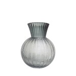FLORERO VIDRIO 20x9x18CM BOLA HUMO FLORERO VIDRIO 20x9x18CM BOLA HUMO