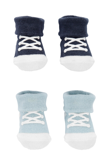 Pack dos pares de medias, con puños, diseño champión Sin color