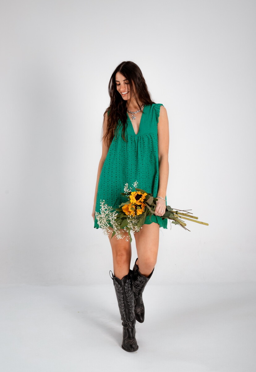 Vestido Ambar - verde 