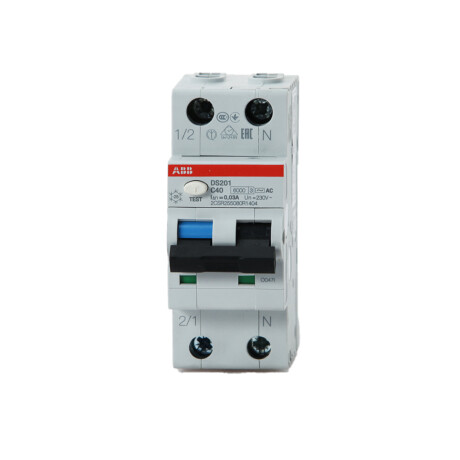 Interruptor combinado 1P+N (10kA) 30mA tipo AC - ABB 32A