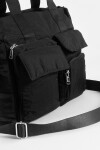 Shopper bolsillos negro