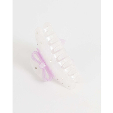 Broche Con Moño Combinacion Bicolor