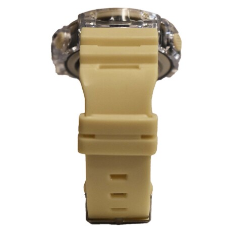 Reloj Deportivo de Pulsera Waterproof Pantalla Luz p/ Mujer Beige