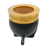 MATE IMPERIAL ALPACA BAÑADA EN ORO 47 Negrouniforme