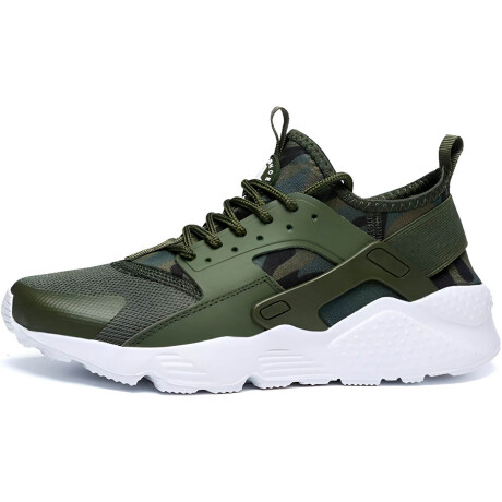 Calzado Adulto Casual Deportivo Unisex Acordonado Verde