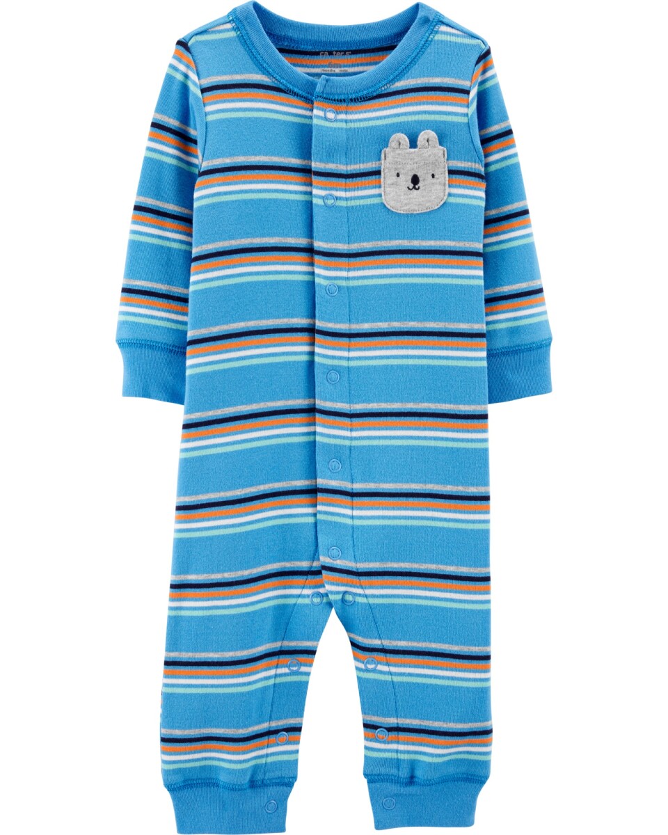Pijama de algodón diseño a rayas 