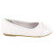 Ballerinas Infantiles Croco Kids con Puntera Blanco
