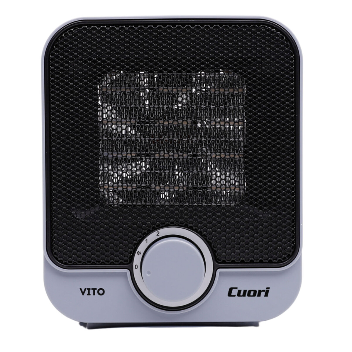 Caloventilador Cerámico 2Niveles 1500W Termostato Cuori Vito - Gris 