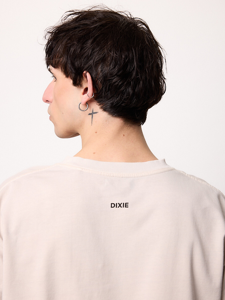 T-SHIRT M/C GURRO DIXIE Gris Claro