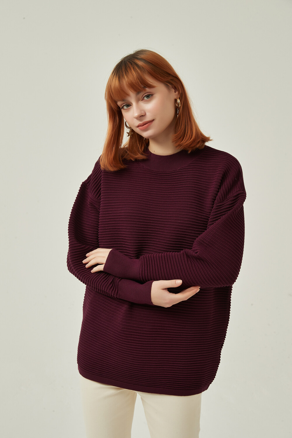 Sweater Uvita Borra De Vino