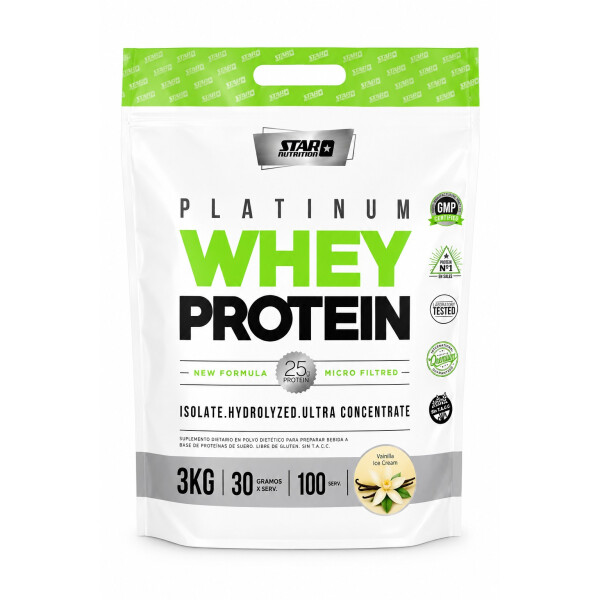 Platinum Whey Protein Vainilla 3 kg Star Nutrition Platinum Whey Protein Vainilla 3 kg Star Nutrition