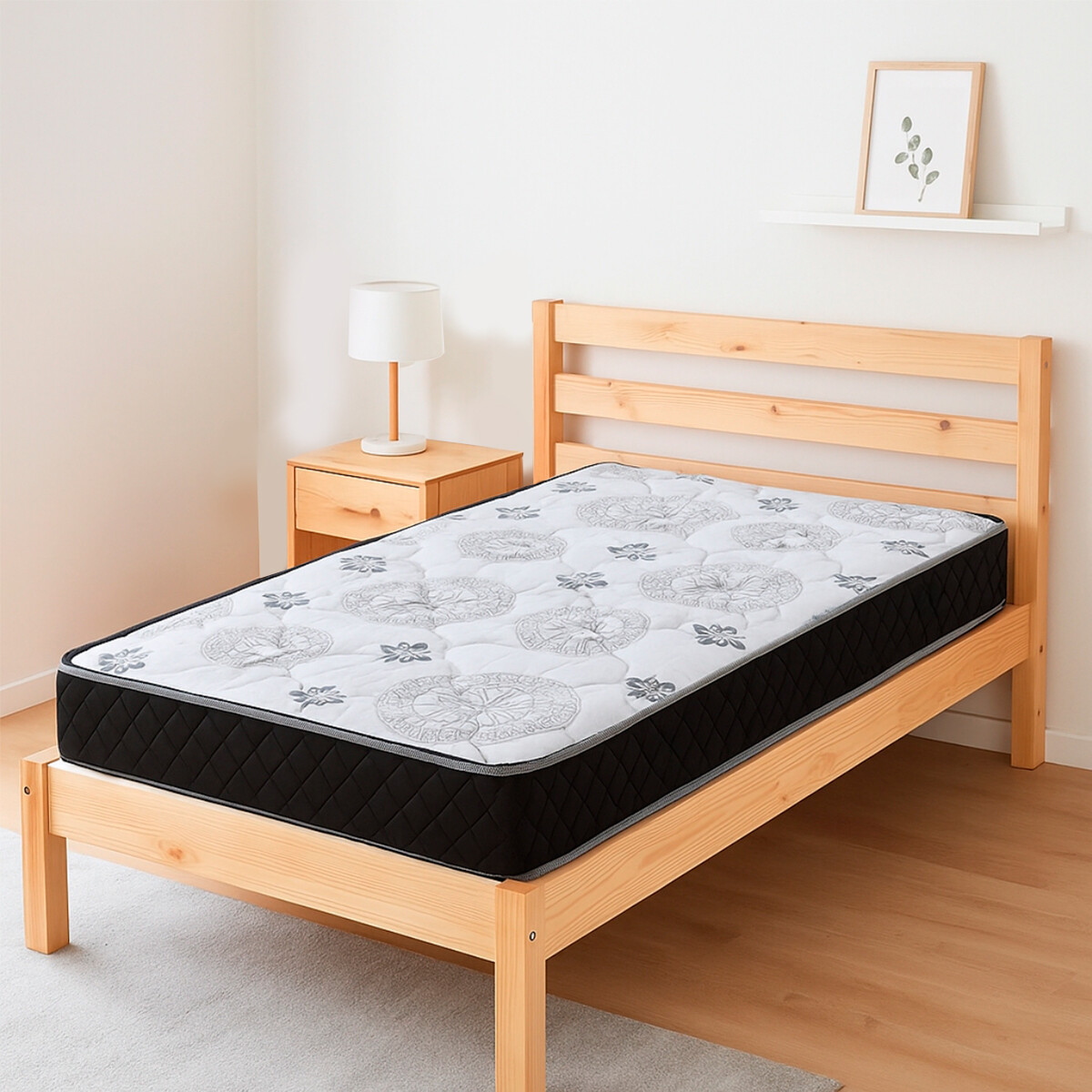 Colchón 2 plazas 20 cm Maxx Firme - GRIS 