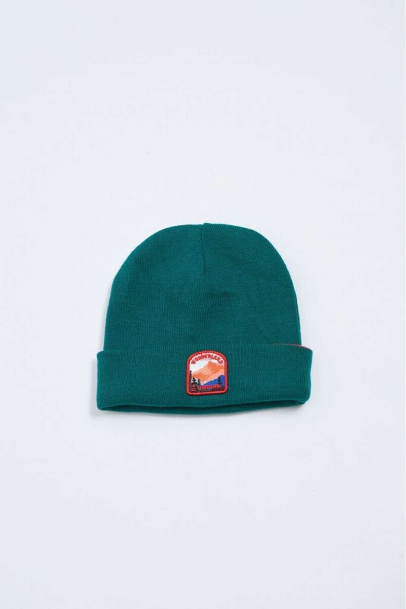 Gorro reversible Roche - Verde inglés 