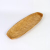 BANDEJA OVAL MADERA BEIGE COMB 60X20X5CM Unica