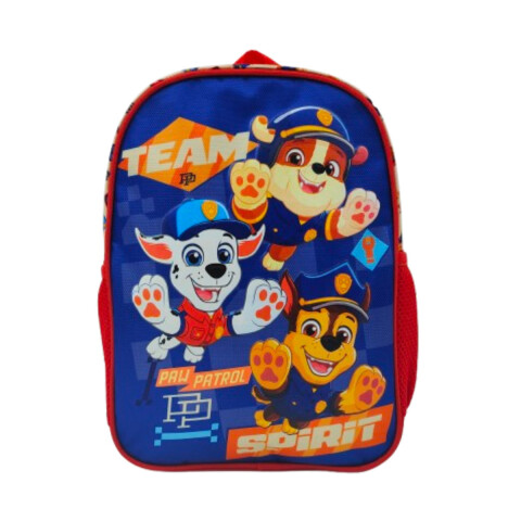 Mochila Infantil Paw Patrol Tafeta Chica 30 x 23 cm AZUL