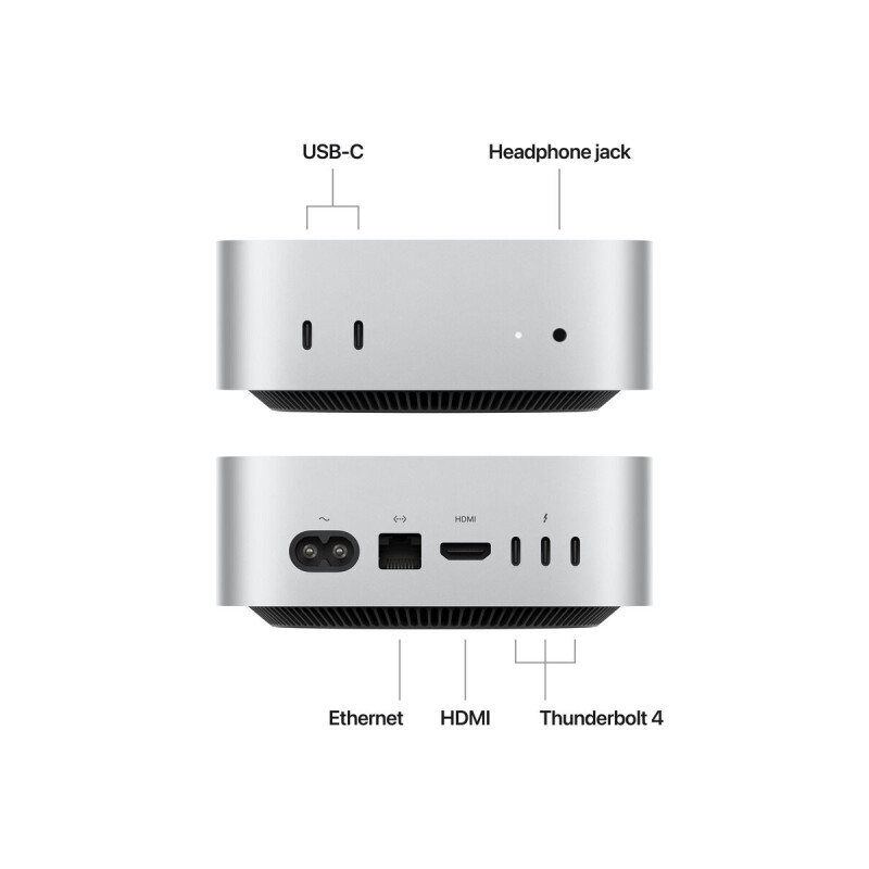 Computadora Apple Mac Mini 2024 MU9D3 Chip M4 256GB 16GB Computadora Apple Mac Mini 2024 MU9D3 Chip M4 256GB 16GB