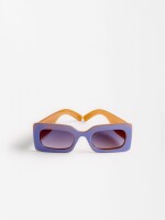 Gafas De Sol Rectangulares taupe