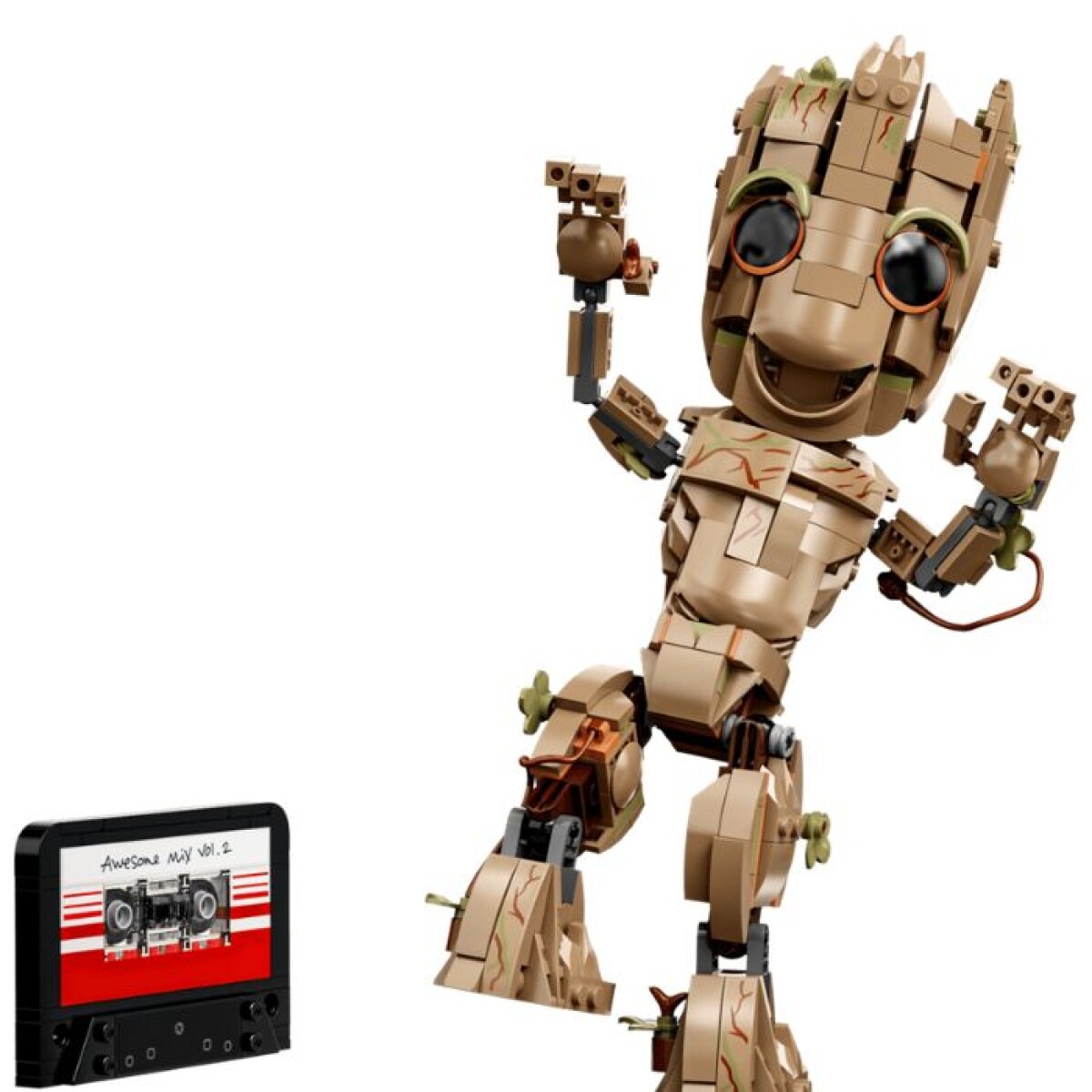 Kit De Construcción Lego Marvel Yo Soy Groot 476 Piezas 