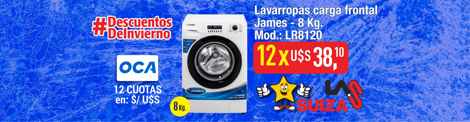 Lavarropas LR 8120 James