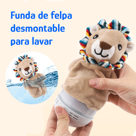 Lampara De Noche Bebés León Melodías Luz 7Colores 10Melodías Leon