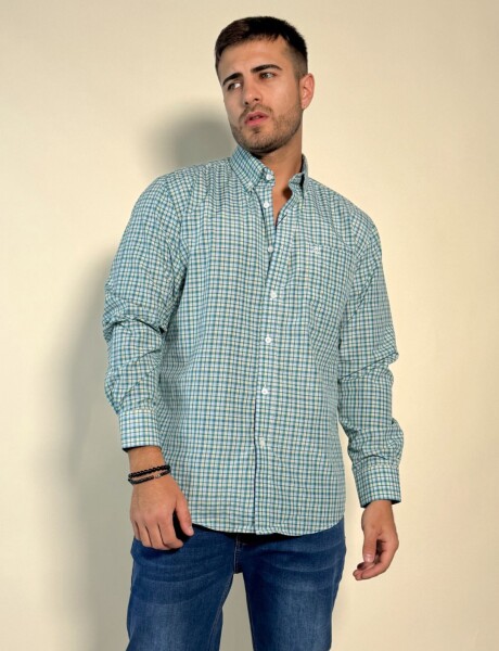Camisa a cuadros Apolo Verde