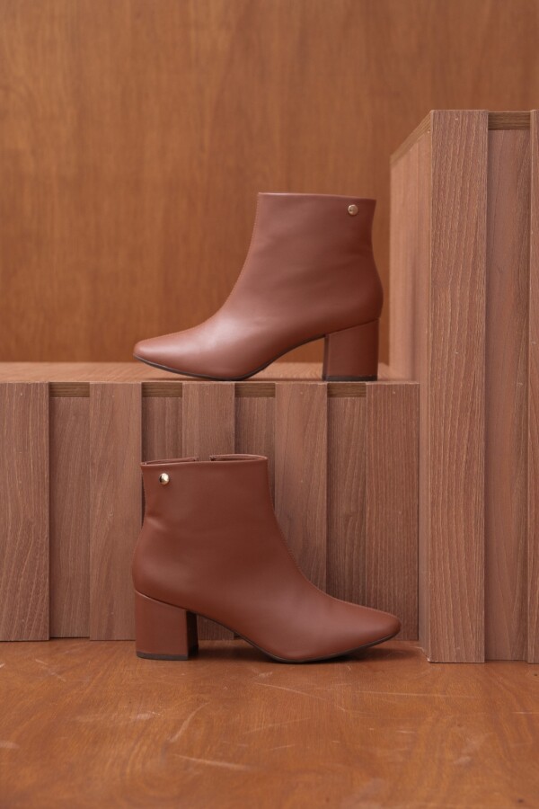 Bota Casual. Camel.