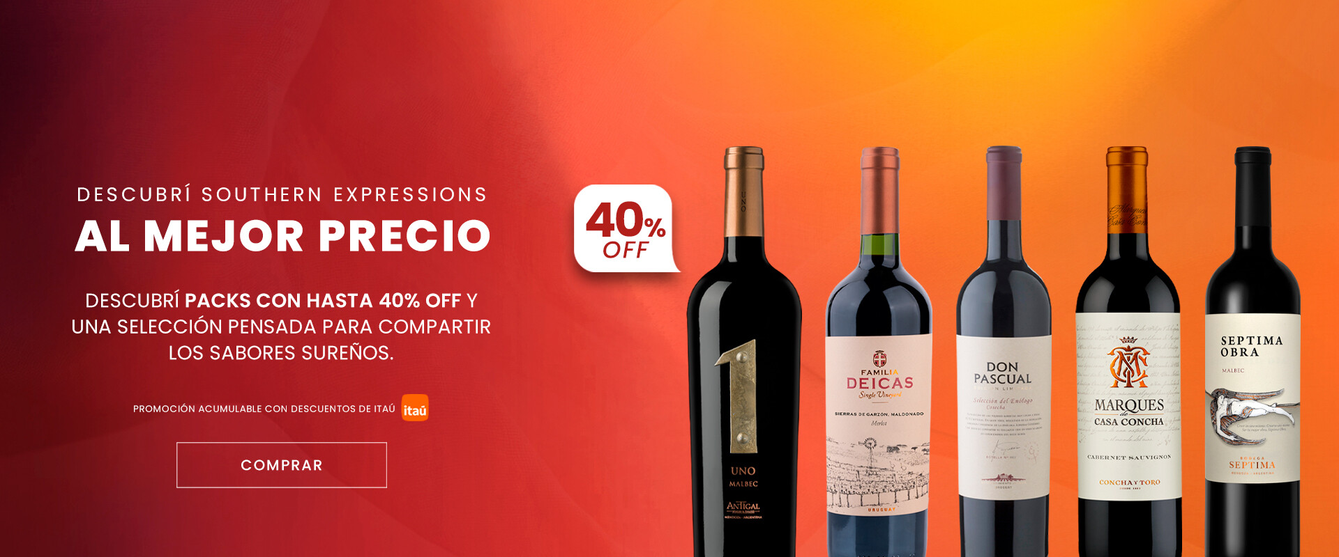 Descubrí pack con hasta 40% Off