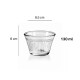 Flanera estriada 130ml TRANSPARENTE