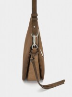 Bolso Bandolera Con Tiras Laterales camel