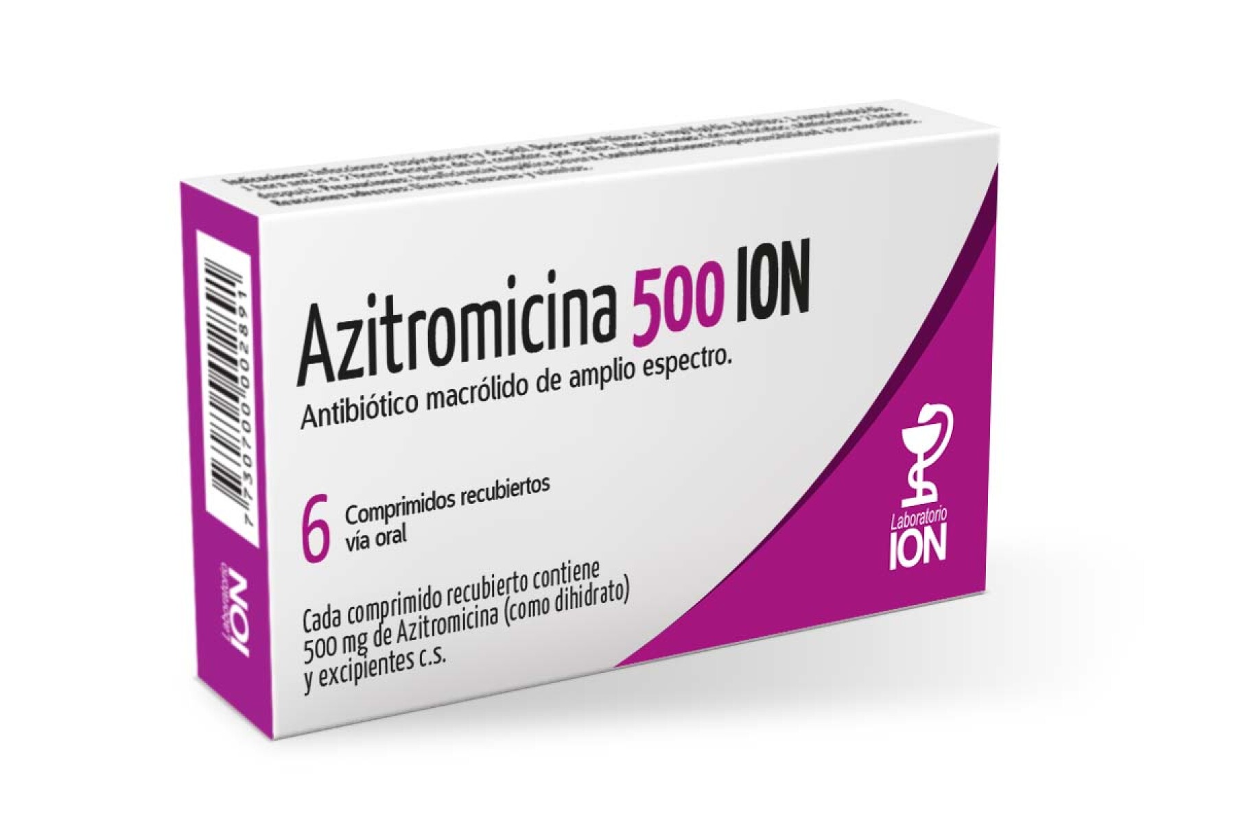 Azitromicina Ion 500 Mg x 6 Comprimidos 
