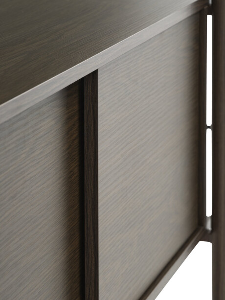 Estantería LINDVED 6 estantes roble oscuro Estantería LINDVED 6 estantes roble oscuro