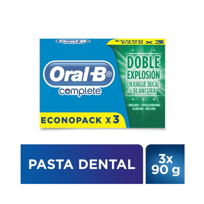 PACK ORAL-B PAS COMPL MENTA REFRES 80 X3 única