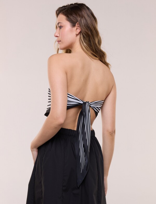 Panuelo Diamond Line BLANCO/NEGRO