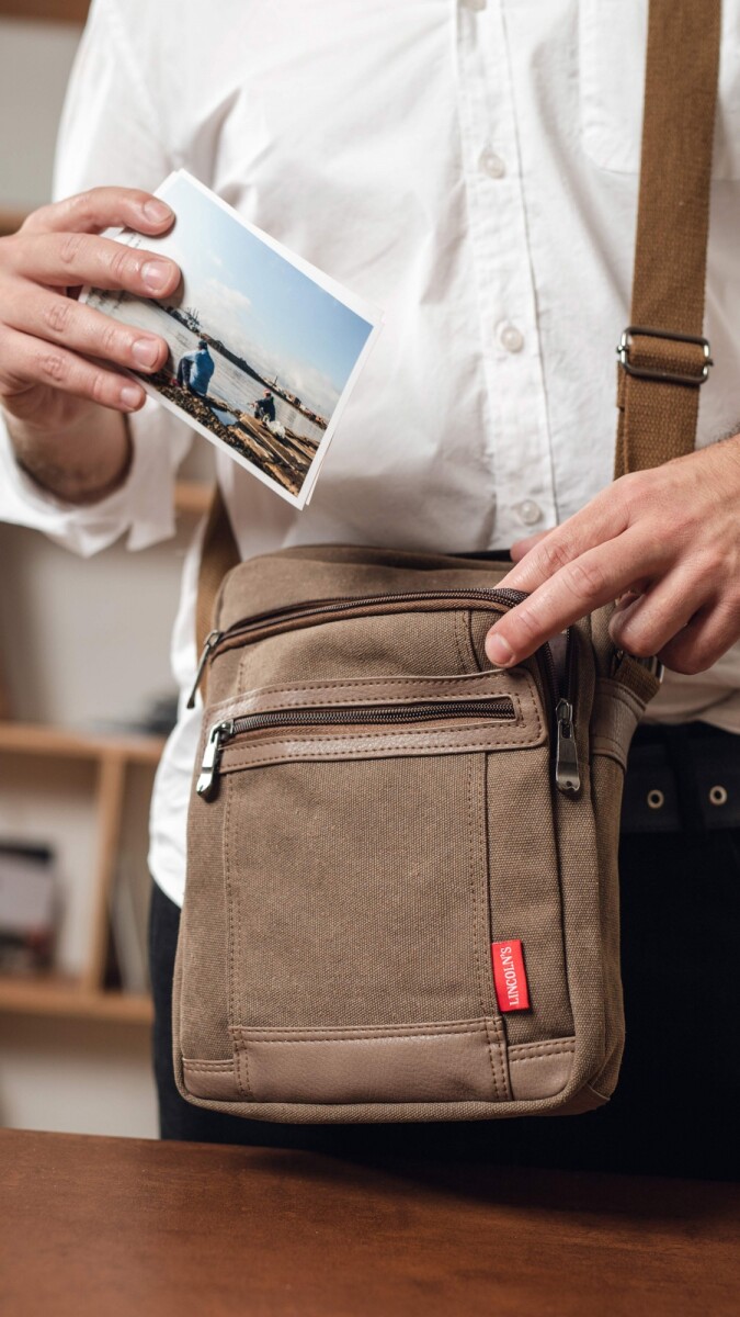 MORRAL MONTE MERU - CANVAS TOSTADO 