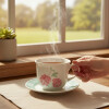 Taza de te con plato Donna bloom 180 ml OXFORD Taza de te con plato Donna bloom 180 ml OXFORD
