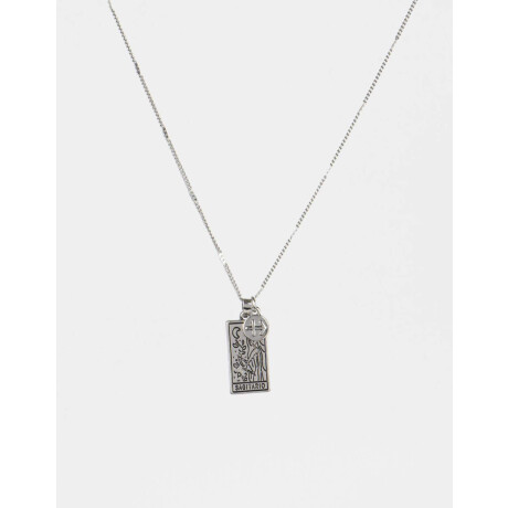 Cadena Con Dije De Zodíaco Cáncer Plateado