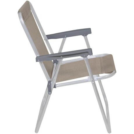 Silla Alta Bel Aluminio Lazy Poliéster De Pvc BEIGE