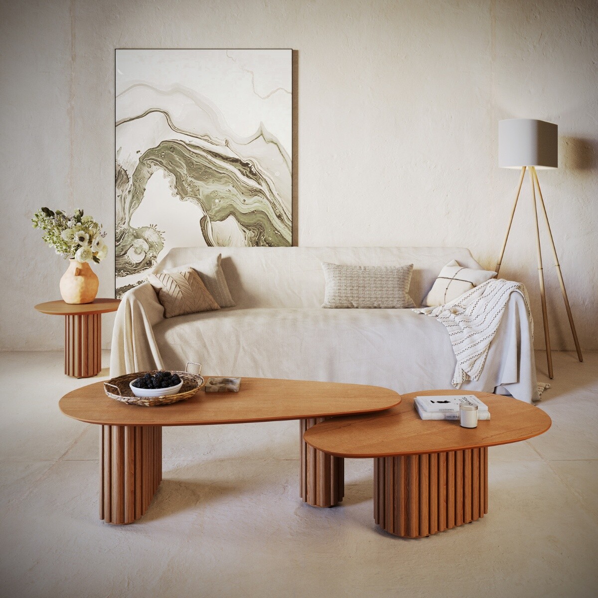 Mesa de centro Living - Grande - Natural 