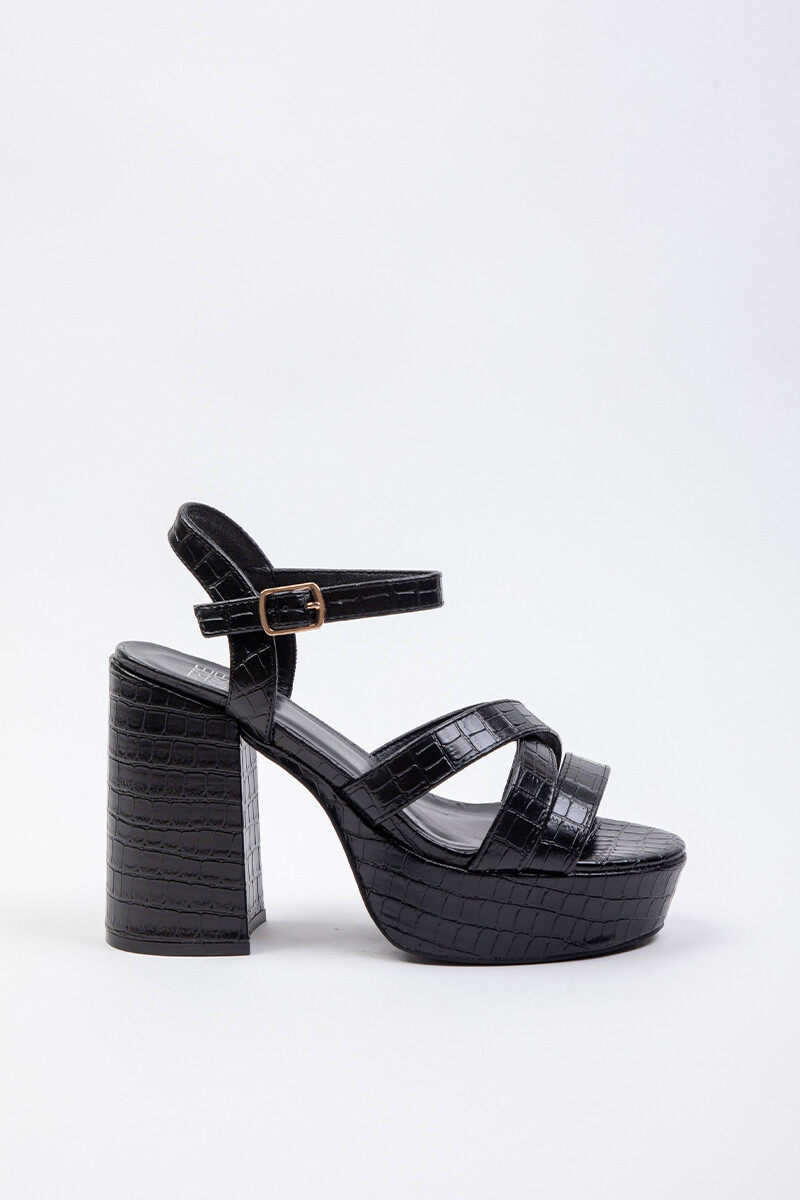 SANDALIA ZIGGY Negro