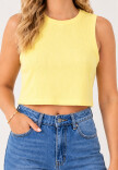 Musculosa Basica Amarillo