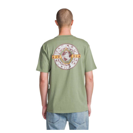 Remera Volcom ABG GLOBULAR SST Verde