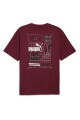 REMERA PUMA GRAPHIC Bordeaux