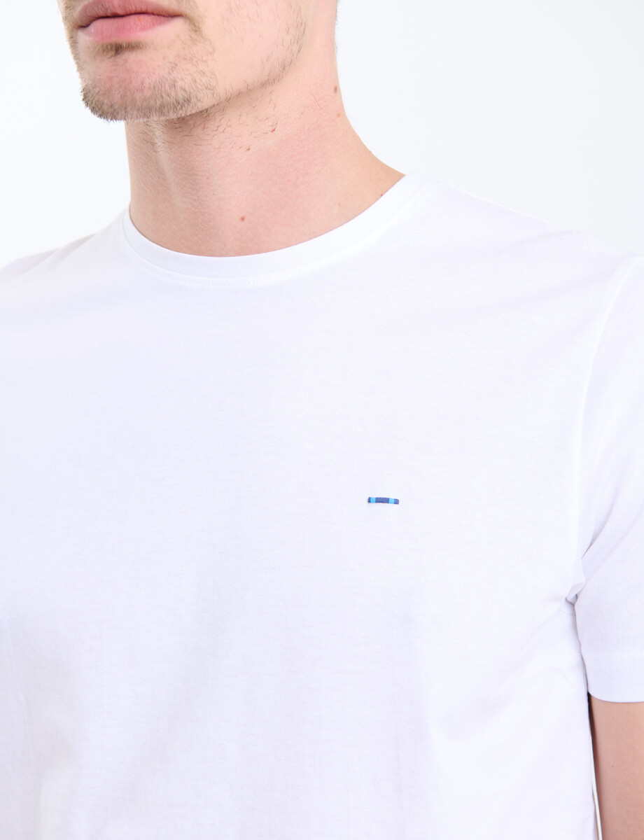 520658 T-SHIRT HARRINGTON LABEL Blanco