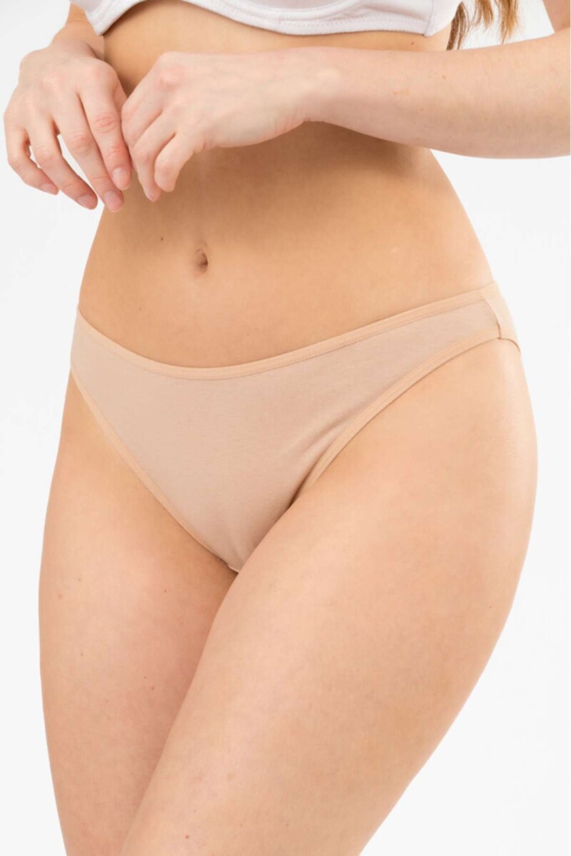 Vedetina algodón/lycra sacks - Beige 