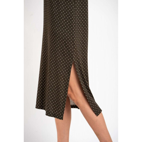 Vestido Lunares Chocolate